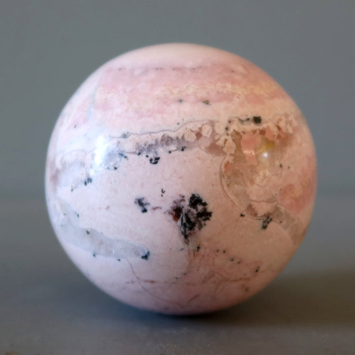 Rhodonite Sphere Wild Lover Pink Crystal Ball