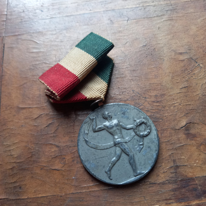 1967 Hungarian Field Hockey Championship Medal Vintage with National Ribbon
