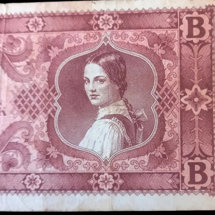 Vintage Banknote 1946 Hungary B-Pengő Set 100 Quadrillion Pengő Hyperinflation Post WWII Money