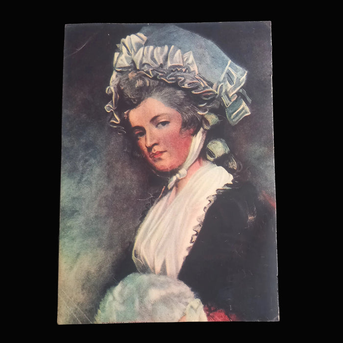 Vintage Ephemera 1930 George Romney Mary Robinson & Henry Raeburn Family Art Page