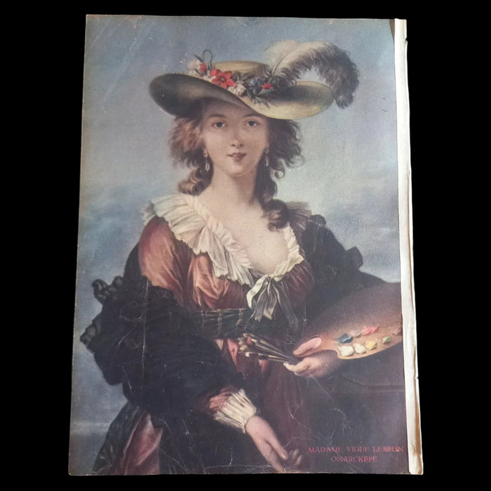 1931 Vintage Ephemera Art Prints Elegant Ladies Courtly Grace European Women Portrait Page