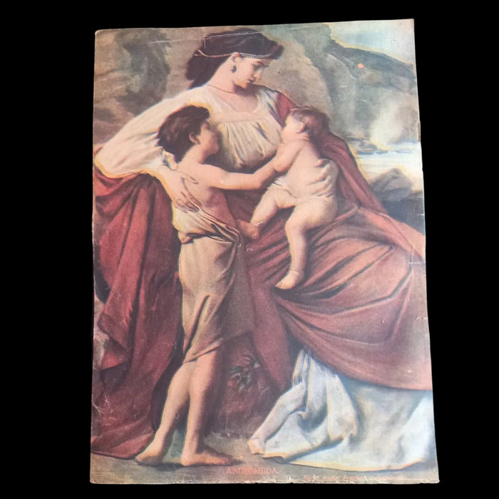 1931 Vintage Ephemera Art Prints Mothers & Mythology Children Marie Antoinette Le Brun