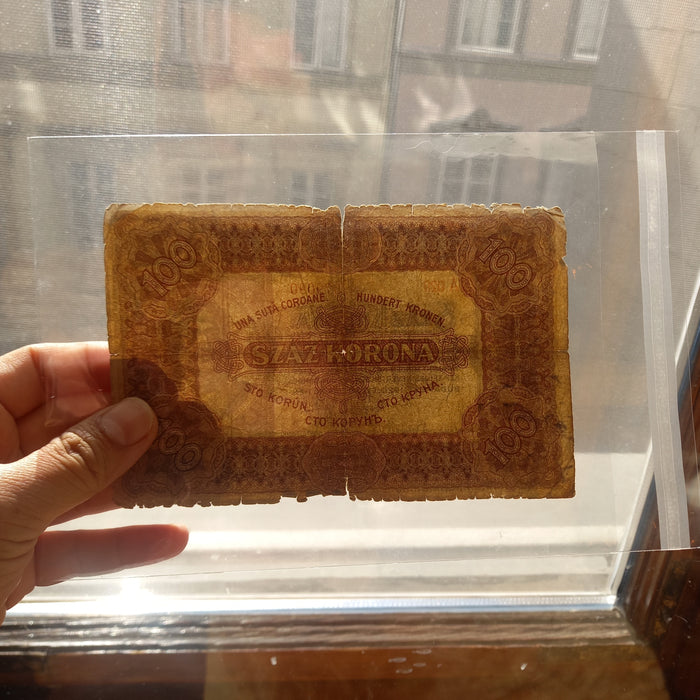 1920 Hungary Banknote Korona Set Rare Star Variant Antique Treasury Relic Bills