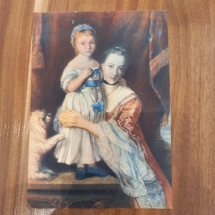 Vintage Art Prints 1930 Classical Family Mother Child Titian Reynolds Bronzino Ephemera