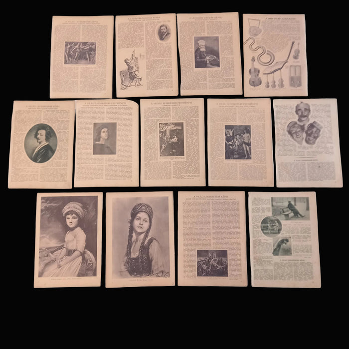 Vintage Ephemera Art Prints 1930 Classical Christian Religious Masterpiece Madonnas Jesus Christ