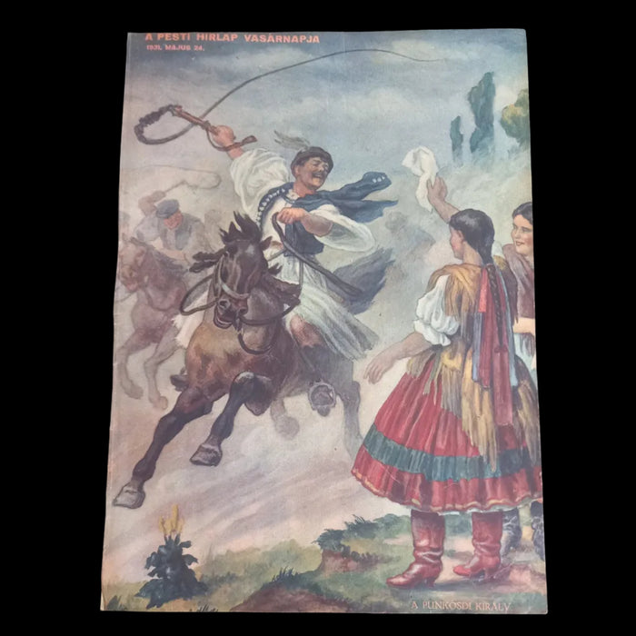 1931 Vintage Ephemera Art Prints Countryside Romance Hungarian Deco Nostalgic Paper Set