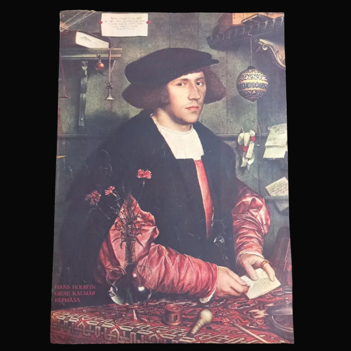 1931 Vintage Ephemera Art Prints Royal Men Rembrandt Frans Hals Portrait Old Masters Decor