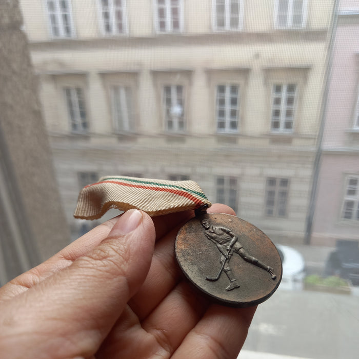 1958-59 Hungarian National Field Hockey Championship 3rd Place Bronze Medal