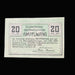 Vintage paper currency from the Gemeinde Ampflwang with text and numbers on a dark background