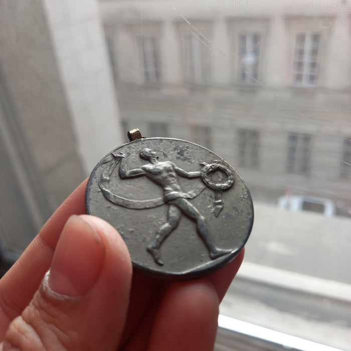 1967 Hungarian Field Hockey Championship Medal Vintage with National Ribbon