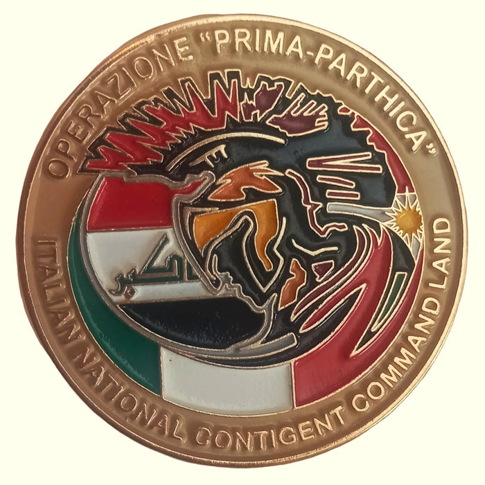 Italian Army Challenge Coin Operazione Prima Parthica Iraq ITNCC-L Land Command
