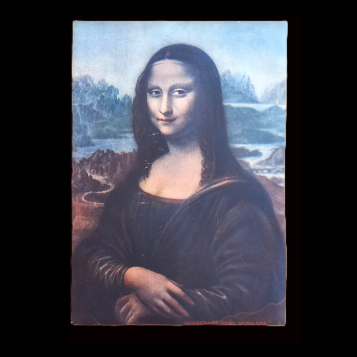 Vintage Ephemera Art Prints 1930 Classical Ladies Mona Lisa European Masterpiece