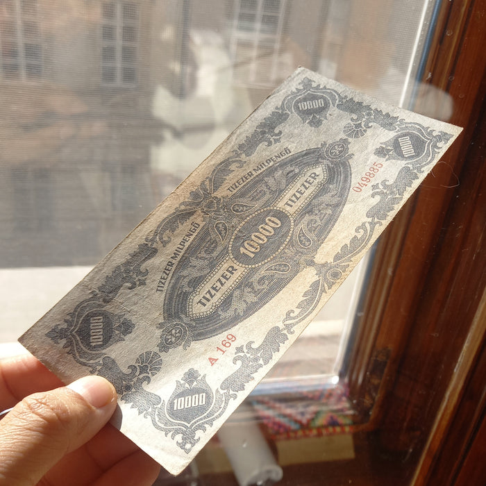 1946 Hungary Banknote 10,000 Milpengo 10 Billion Pengo Collectible Bill Europe AU