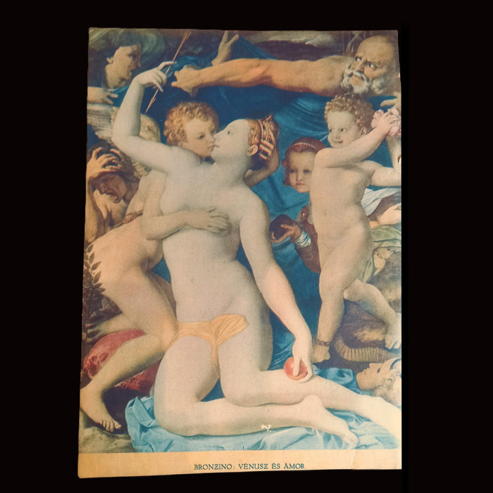 Vintage Ephemera Art Prints 1930 Classical Family Mother Child Venus Bronzino Titian