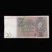 A vintage German 20 Reichsmark banknote from August 1926, displayed flat against a dark textured fabric background.