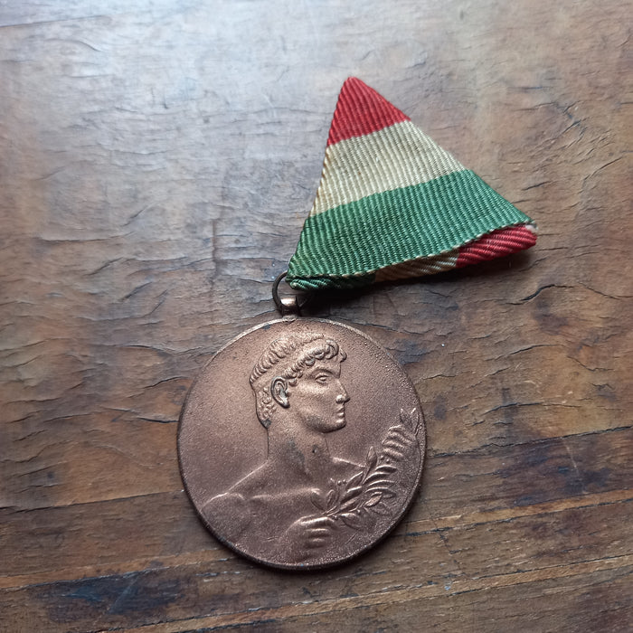 1957-58 Hungarian National Field Hockey Championship 3rd Place Vintage Bronze Medal