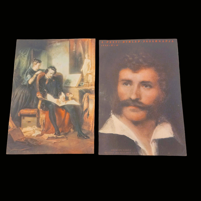 Vintage Art Prints 1930 Classical Men Holbein Van Dyck Masterpiece Wall Gallery Ephemera