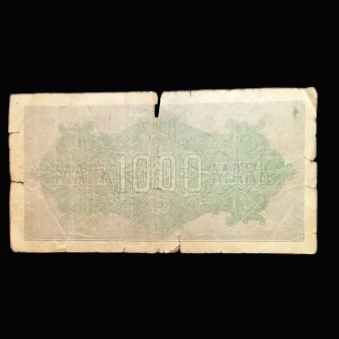 Antique Banknote 1920-1922 Germany Mark 100 1000 Weimar Republic 3pc Set Hyperinflation Money