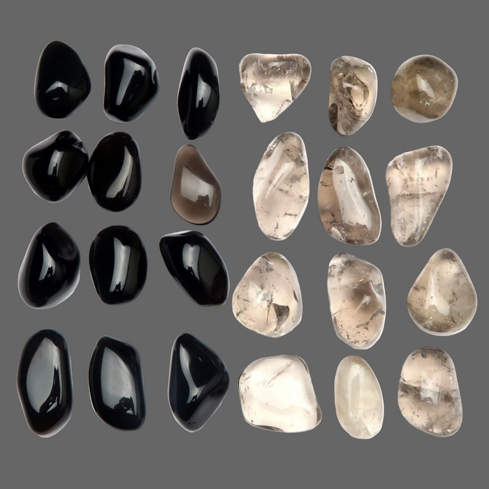 Tumbled Stone Set Root Chakra Max Protection Duo