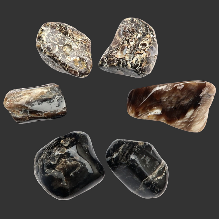 Tumbled Stone Set Root Chakra Healing Gems of the Land