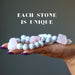 rose quartz howlite bracelets