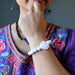rose quartz howlite bracelet