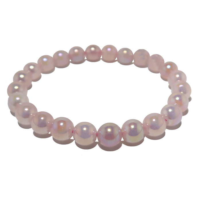 rose quartz aura bracelet
