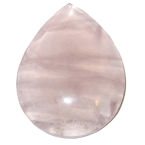 rose quartz teardrop cabochon