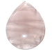 rose quartz teardrop cabochon