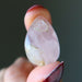 rose quartz teardrop cabochon