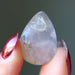 rose quartz teardrop cabochon