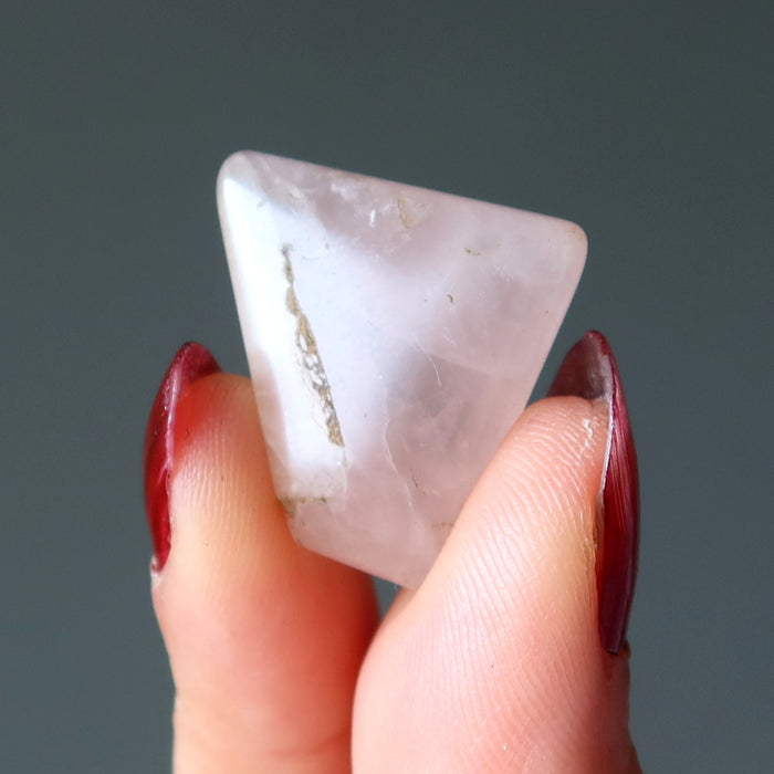 rose quartz cabochon