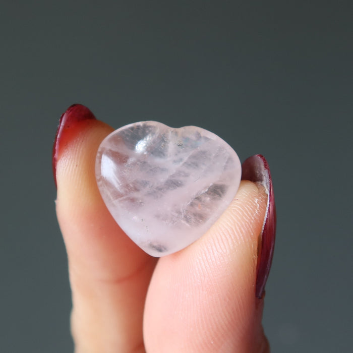 heart rose quartz 