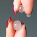 rose quartz oval cabochons