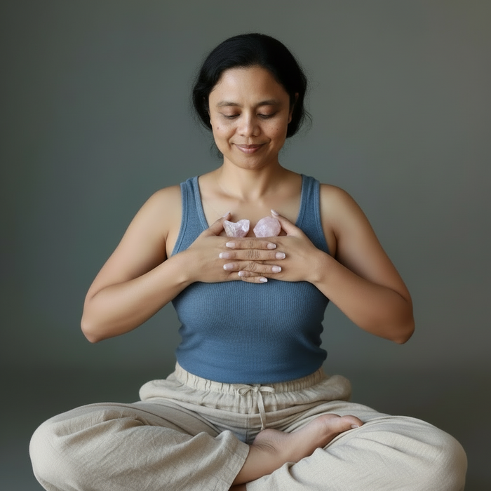 Rose Quartz Raw Crystal Pair True Love Pink Rocks