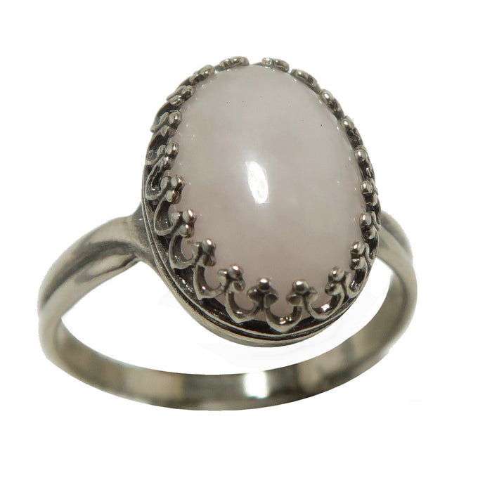 rose quartz ring