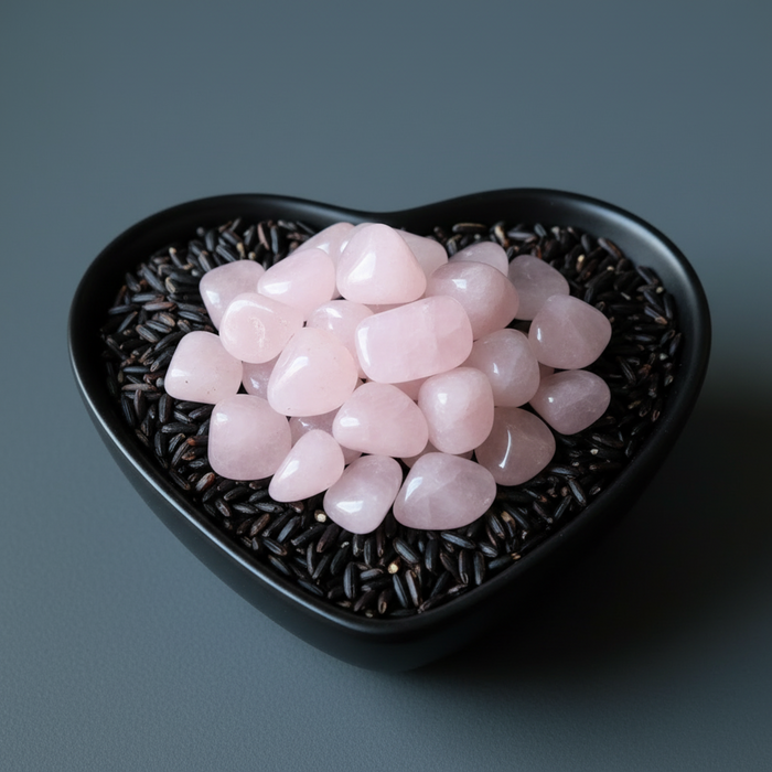 Rose Quartz Tumbled Stone Organic Love Crystal