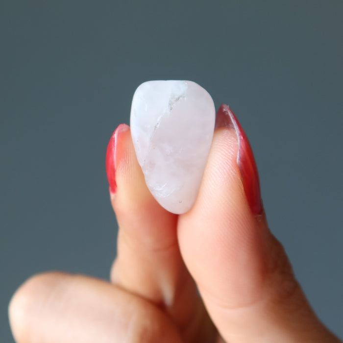 rose quartz tumbled stones