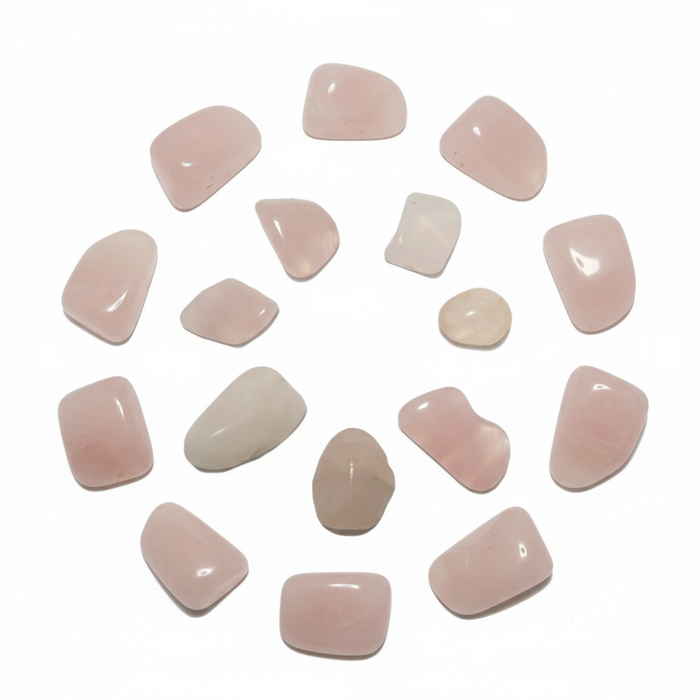 Rose Quartz Tumbled Stone Organic Love Crystal