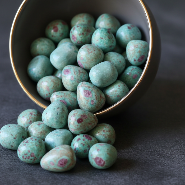 Ruby Fuchsite Tumbled Stone Grace Gratitude