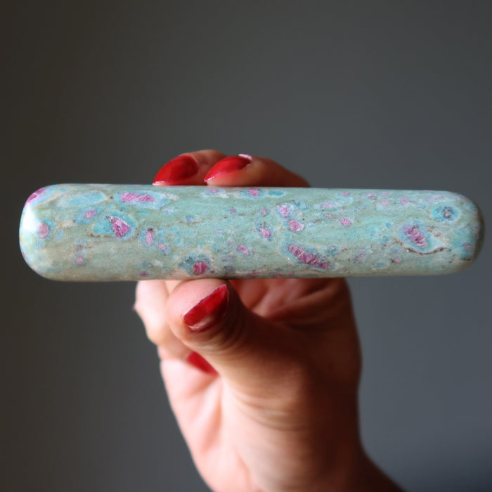 ruby fuchsite massage wand