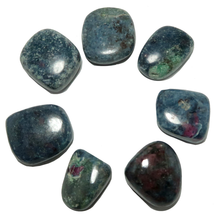 ruby kyanite tumbled stones