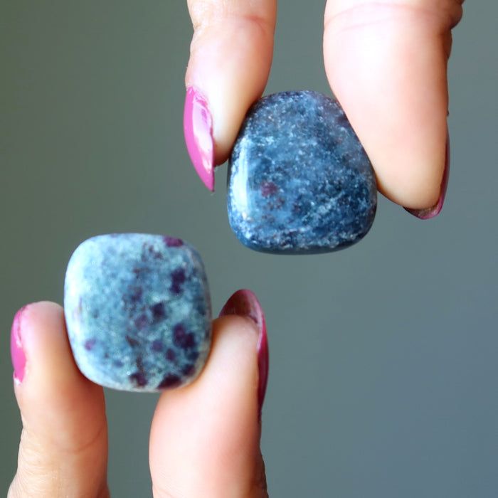 ruby kyanite tumbled stones