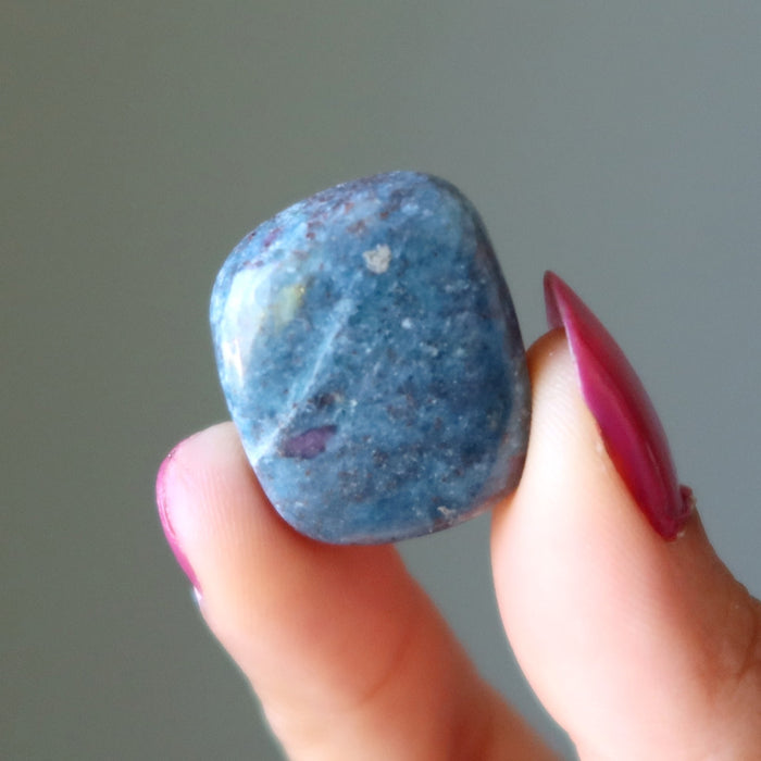ruby kyanite tumbled stone