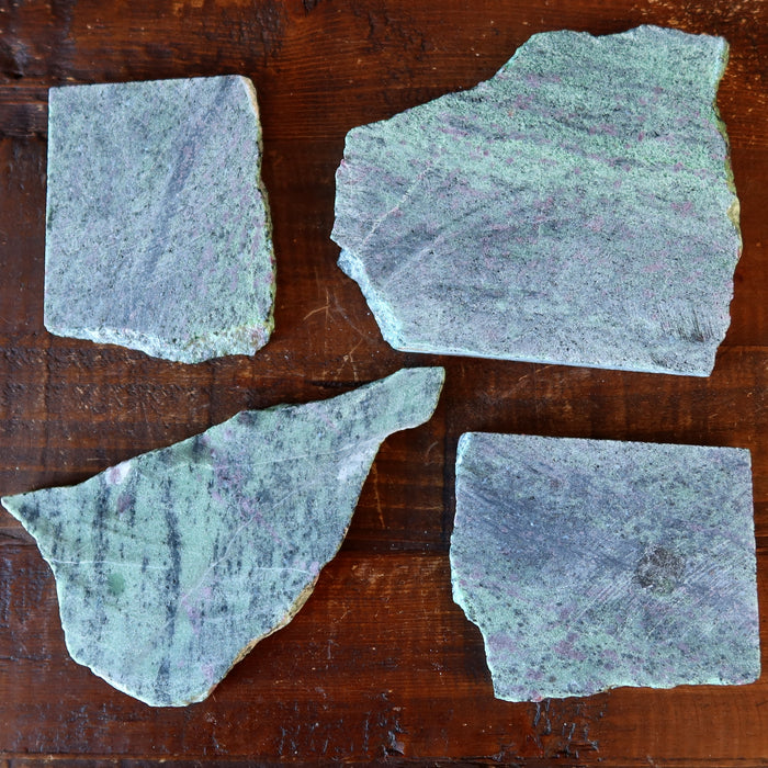 Ruby Zoisite Charger Love Money Energy Stone Slab