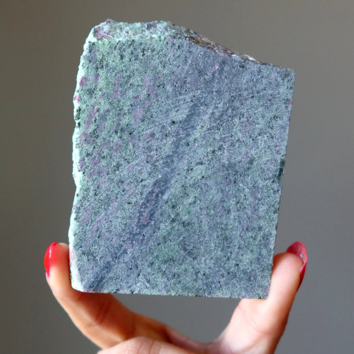 Ruby Zoisite Charger Love Money Energy Stone Slab