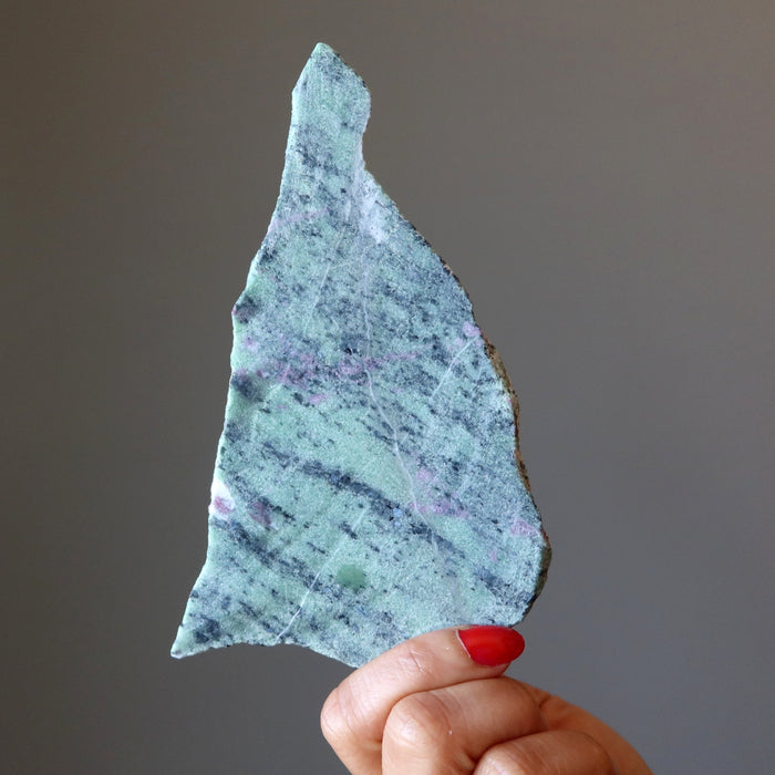 Ruby Zoisite Charger Love Money Energy Stone Slab