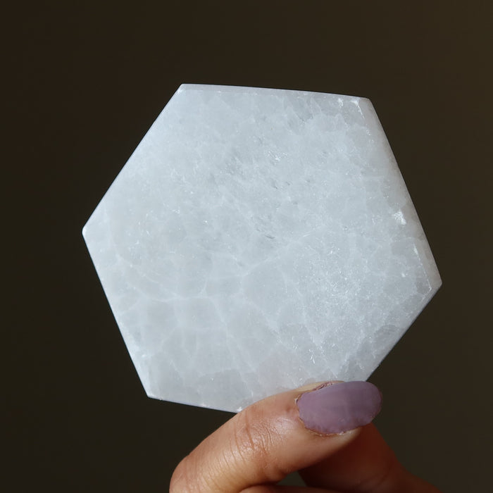 selenite hexagon plate