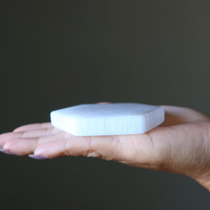 selenite hexagon plate