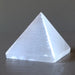 white selenite pyramid